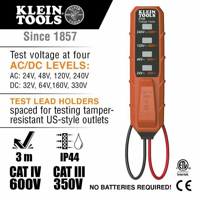 Tester Di Tensione Klein Tools ET45